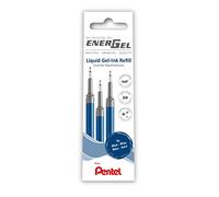 Pentel EnerGel LRN5 Lot de 3 recharges pour stylo gel 0,5 mm Bleu