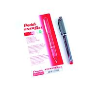 Pentel Energel Plus Stylo Roller Pointe moyenne Rouge