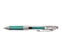 Pentel EnerGel Pure BL77TL Stylo à encre gel avec mécanisme rétractable Turquoise