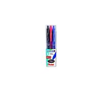 Pentel Energel - Stylo Bille - Encre Gel - 0.7 Mm - Moyen - Rétractable - Paquet De 3