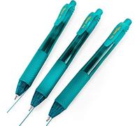 Pentel Energel X BL107 Lot de 3 stylos roller rétractables à encre gel 0,7 mm Bleu turquoise