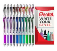 Pentel EnerGel XM BL77 - Lot de 20 stylos à encre gel liquide rétractables - 0,7 mm - 54 % recy ans un emballage d'oreiller
