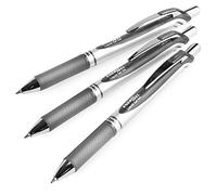 Pentel EnerGel XM BL77 Lot de 3 stylos rétractables à encre gel liquide 0,7 mm 54 % recy ris