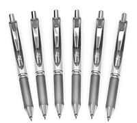 Pentel EnerGel XM BL77 - Lot de 6 stylos rétractables à encre gel liquide - 0,7 mm - 54 % recy ris