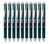 Pentel EnerGel XM BL77A2 Lot de 12 stylos à encre gel avec mécanisme à pression Noir indigo