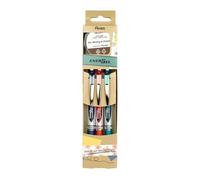 Pentel EnerGelXM BL77 Stylo gel rétractable avec ruban adhésif MT Washi inclus, couleurs d'écriture : bleu marine, turquoise, corail