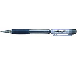 Pentel Fiesta II AX127W Lot de 12 Porte-mines corps noir/blanc nacré 0,7 mm