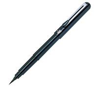 Pentel GFKPN Pocket Brush stylo pinceau encre à pigments pour calligraphie, croquis, dessins Noir + 4 cartouches