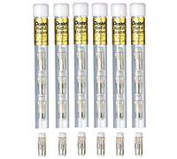 Pentel Gommes de Rechange pour la plupart des crayons comme automatique Graphgear, Sharplet pg500 pg300 P200 Kerry Energize - Executive Z2-1 N (Lot de 6 tubes - 24 recharges pour Effaceur)
