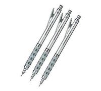 Pentel Graphgear 1000 Lot de 3 crayons à dessin PG1015 0,5 mm Noir