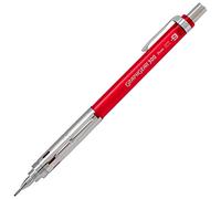 Pentel GRAPHGEAR 300 PG319 Lot de 12 porte-mines techniques 0,9 mm, corps rouge transparent