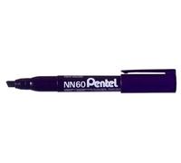 Pentel - Marqueur permanent GREEN-LABEL NN60 - Pointe biseautée 2-6 mm - Noir
