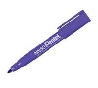 Pentel Pen NN50-C Marqueur permanent Pointe conique moyenne, Bleu, Lot de 12