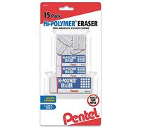 Pentel® Hi-Polymer® Lot de 15 gommes blanches