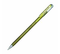 Pentel Hybrid Dual Metallic Stylos à encre gel avec bouchon Fin Or, Métallique 1 pièce(s) G