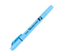 Pentel illumina Flex SLW11 Surligneur bi-pointe, Bleu, Lot de 10