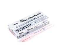 Pentel illumina Flex SLW11P Surligneur bi-pointe pastel, Orange, Lot de 10