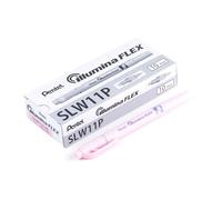 Pentel illumina Flex SLW11P Surligneur bi-pointe pastel, Rose, Lot de 10
