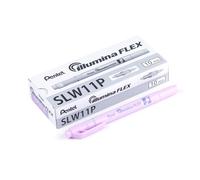 Pentel illumina Flex SLW11P Surligneur bi-pointe pastel, Violet, Lot de 10