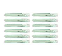 Pentel Lot De 12 Stylos Gomme Clic Eraser, Corps Vert Pastel