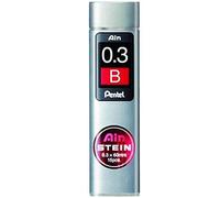 Pentel Lot de 15 mines de recharge AIN 0,3 mm B