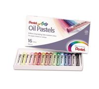 Pentel Lot de 16 pastels à l'huile