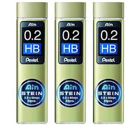 PENTEL Lot de 3 Etuis de 20 Mines AIN STEIN C272 0,2 mm HB