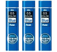 Pentel Lot De 3 Etuis De 20 Mines De Couleur Ain Stein 0,5mm Bleu
