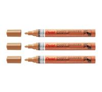 Pentel Lot De 3 Marqueurs Peinture Paint Marker, Pointe Moyenne, Bronze