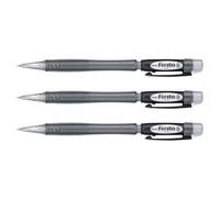 Pentel Lot De 3 Porte-Mines Rechargeable 0,5 Mm Fiesta Ax105 Transparent Noir