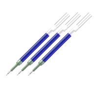 PENTEL Lot de 3 Recharges LRN5 pour Roller encre gel ENERGEL Pointe 0,5 mm Bleu