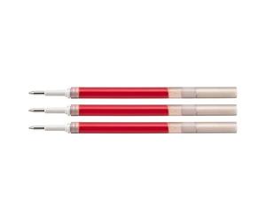 PENTEL Lot de 3 Recharges pour stylo roller gel LR7, corail