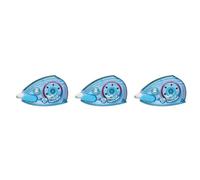 PENTEL Lot de 3 Rollers de colle Tape'n Glue ERT45-8,4mm x 25m Bleu