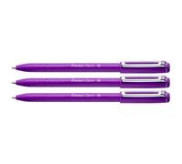 Pentel Lot De 3 Stylos À Bille Izee, Violet