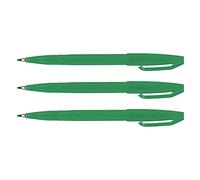 Pentel Feutre Sign Pen S520 – pointe 2 mm, aquarellable, écriture douce, encre longue durée – Vert