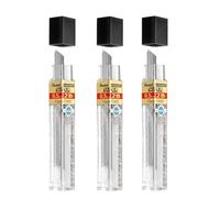 Pentel Lot de 3 tubes de 36 mines de rechange Hi Pollymer Super pour porte-mines et porte-mines 0,5 mm Taille 2B