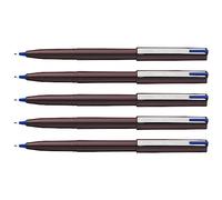 PENTEL Lot de 5 Feutres plume d'Ecriture Pentel Stylo JM20 Bleu