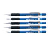 Pentel Lot De 5 Porte-Mines Hi-Graph Corps Bleu Avec Grip Pointe 0,7mm