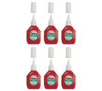 Pentel Lot De 6 Correcteurs Liquide Avec Pointe Valve Pentex, 18 Ml