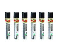 PENTEL Lot de 6 Etuis de 12 mines HI-POLYMER SUPER 0,5 mm 3H