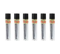 PENTEL Lot de 6 Etuis de 12 mines HI-POLYMER SUPER 0,5 mm 4H