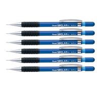 Pentel Lot De 6 Porte-Mines Hi-Graph Corps Bleu Avec Grip Pointe 0,7mm