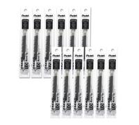 Pentel Recharge pour roller EnerGel LR10 1,0 mm noir – Pack de 12