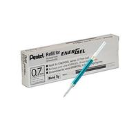 Pentel Lr7-B Lot De 12 Mines De Rechange Pour Stylos Energel 0,70 Mm Bleu Clair
