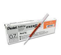 Pentel LR7-F Recharges pour Rollers Energel BL57/77/107/117/407/TRL Orange - Lot de 12