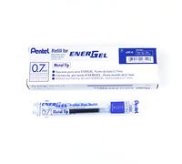Pentel LR7 Recharges pour Rollers Energel Pentel BL57/77/107/117/407/TRL Bleu - Lot de 12