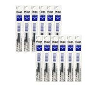Pentel LRN4 Lot de 12 recharges pour roller EnerGel 0,4 mm Bleu