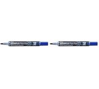 Pentel Marqueur effaçable Maxiflo Flex-Feel pointe conique 4,6 mm - bleu (Lot de 2)