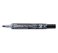 Pentel Marqueur effaçable Maxiflo Flex-Feel pointe conique 4,6 mm - noir