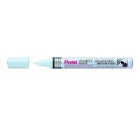 Pentel Marqueur peinture MMP10 – Pointe moyenne 4,5 mm, multi-supports Blanc